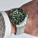Introducing The UK Cheap Fake Omega Seamaster Diver 300M Master Chronometer Dressed in Green