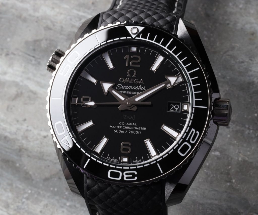 The UK Cheap Omega Planet Ocean 600M Stealth-Black 39.5mm Diver Radiates Understated Cool